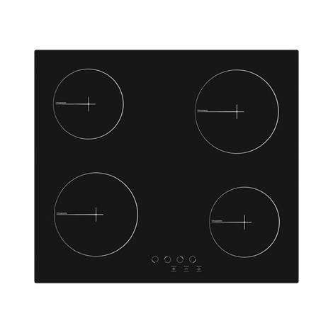 Simfer | H6.040.DECSP | Hob | Vitroceramic | Number of burners/cooking zones 4 | Touch | Black